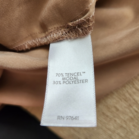 J Jill Sand-Washed Tunic Top Oversized Shirt Size M Long Sleeve V Neck Collar - Picture 6 of 8